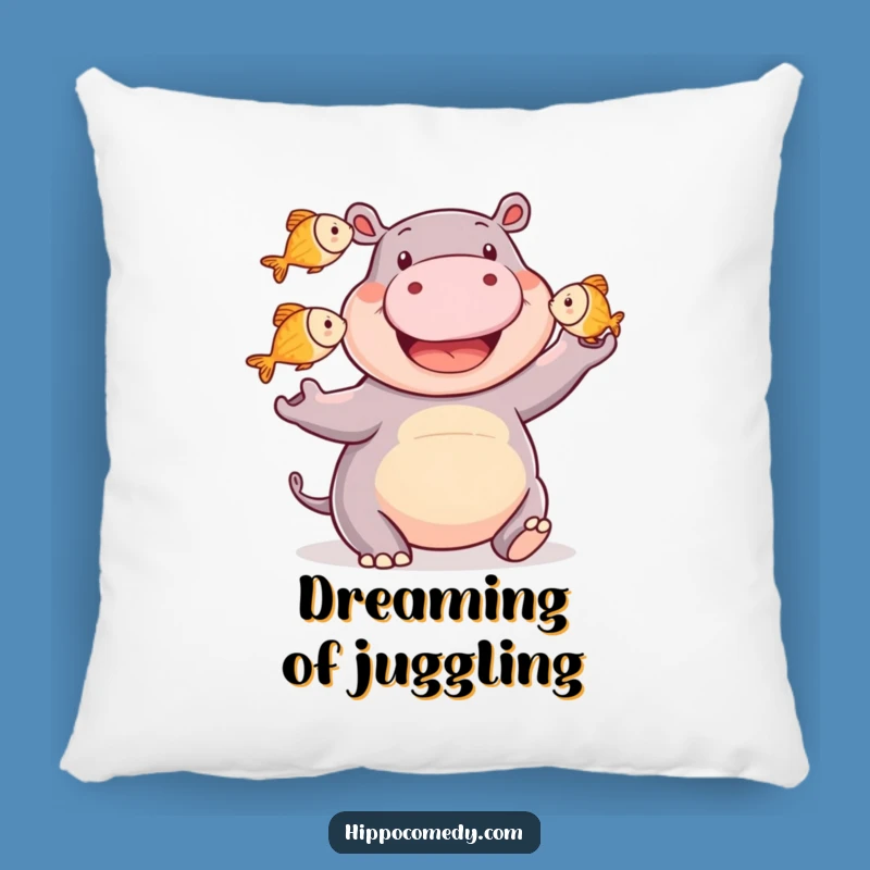 Funny Hippo Pillow: Juggling Comfort, Adorable Funny Gift