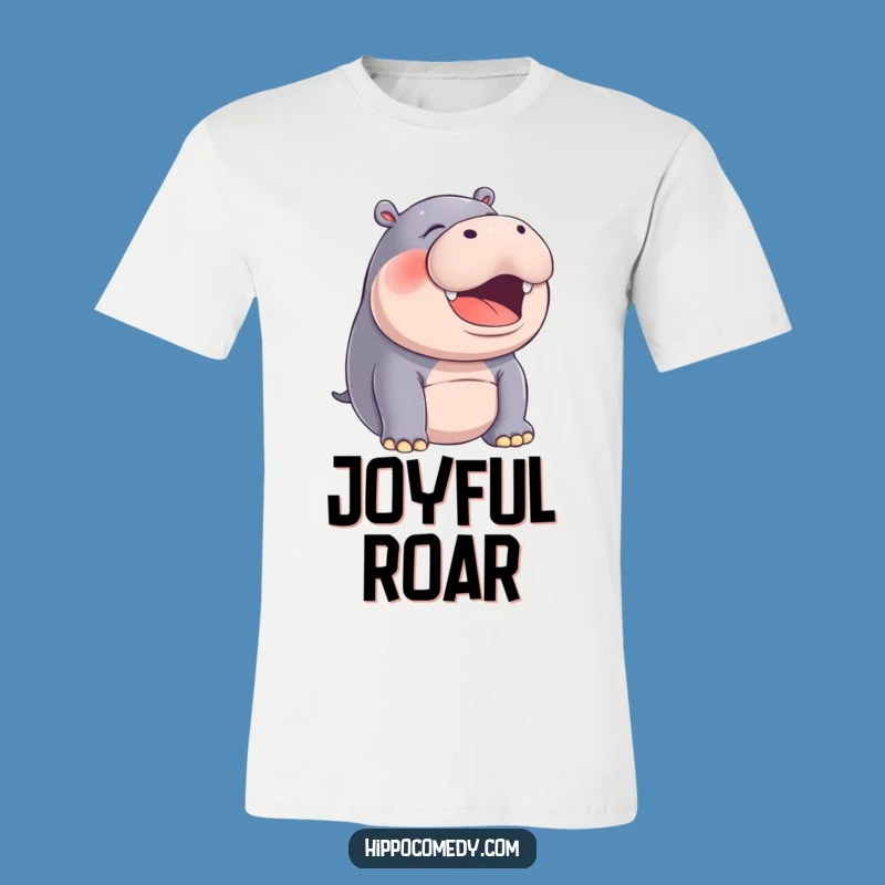 Funny Hippo Laughing T-Shirt: Express Your Joy with Hilarious Hippo Style